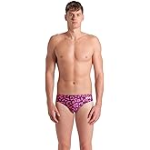 Arena Mens Arena Performance Men's Leopard Skin Limited Edition Printed Swim Briefs