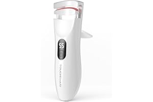 TOUCHBeauty Heated Eyelash Curler,Rechargeable Electric Eyelash Curler with LED Display,3-Level Adjustable Temperature,Rechargeable Natural Curling 24H Long Lasting for Women AG-2316