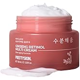 PRETTYSKIN Ginseng Extract & Retinol Multi Cream | Hydrating & Nourishing Face Moisturizer | Helps Improve Skin Elasticity, Firmness & Smooth Texture | 3.38 fl.oz