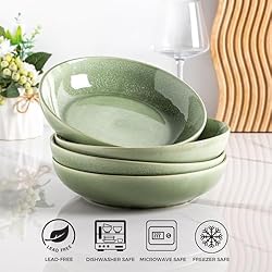 AmorArc 8.5'' Large Ceramic Pasta Bowls Set, 36oz