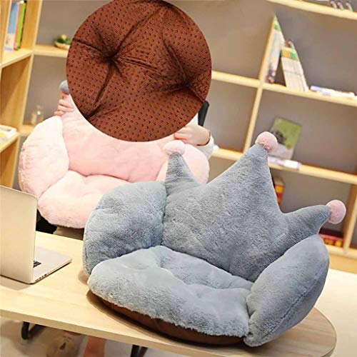 Nesee Chair Cushion Desk Seat Cushions Warm Comfort Sherpa Plush Desk Chair Cushions Relax Waist Backrest Chair Cushions Office Chair Kitchen Chair Recliner Cushion