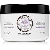Perlier – Shea Butter & Lavender 48 Hour Hydration Body Mousse, 13.5 fl oz, Ultra-Moisturizing Cream, Fast-Absorbing, Non-Greasy, 100% Organic Shea Butter, Soft & Radiant Skin, Light Lavender Scent