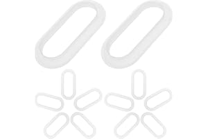 NUOBESTY 50 Sets Plastic Replacement Cardboard Box Handles with Lid, Corrugated Box Pulls for Moving