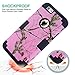 Hocase iPhone 6s Case, Camouflage Series, Durable Silicone Bumper and Hard Polycarbonate Shock & Scratch Resistant Case for Apple 4.7 inch iPhone 6s(2015) / iPhone 6(2014) - Pink+Black