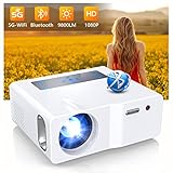 HD 1080P 5G WiFi Bluetooth Projector