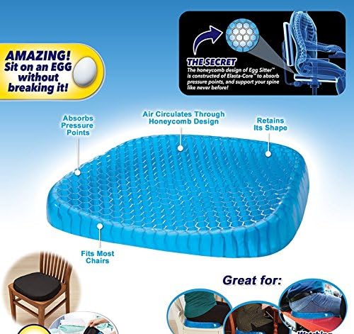 CHALOO,Egg Sitter Cushion with Non-Slip Cover by BulbHead, Multi-functional hydrogel cushion egg cushion.