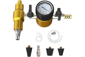 Coolant Vacuum Refill Kit High Negative Coolant Pressure Tester Fast Cooling System Vacuum Purge & Refill Kit Well-sealed Vac