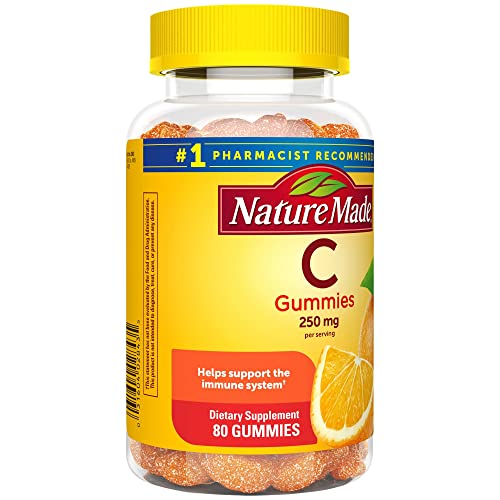 Nature Made Vitamin C 250 mg per serving, Dietary Supplement for Immune