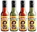 Gringo Bandito Hot Sauce, Variety Pack, 5 oz (Pack of 4)
