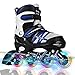 Otw-Cool Adjustable Inline Skates for Kids and Adults, Rollerblades with All Wheels Light up, Safe and Durable Inline Roller Skates for Girls and Boys, Men and Ladies