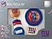 BabyFanatic Wood Rattle 2 Pack - NFL New York Giants - Officially Licensed Baby Toy Set