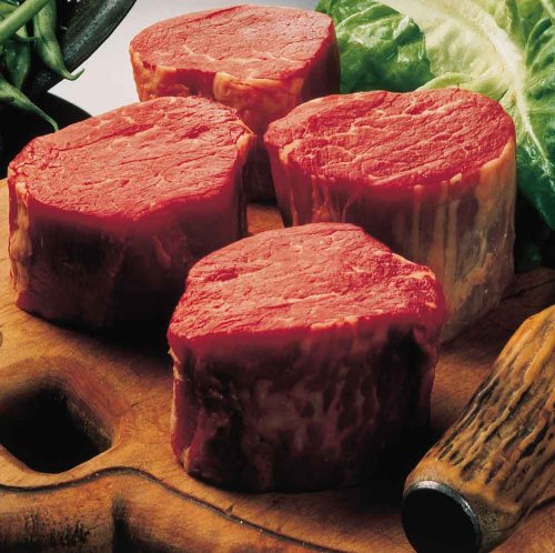 Entrees to Excellence 4-Pack 8oz Filet Mignon Steaks - USDA Prime Black Angus, 21-Day Aged for Tenderness