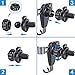 Car Phone Mount, TAKAGI Clip Gravity Cellphone Holder Mount Bracket Auto Lock Design Air Outlet Smarphones Mounts for iPhone X 8 7 6s Plus Samsung Note Huawei Google LG HTC, Up to 6.0