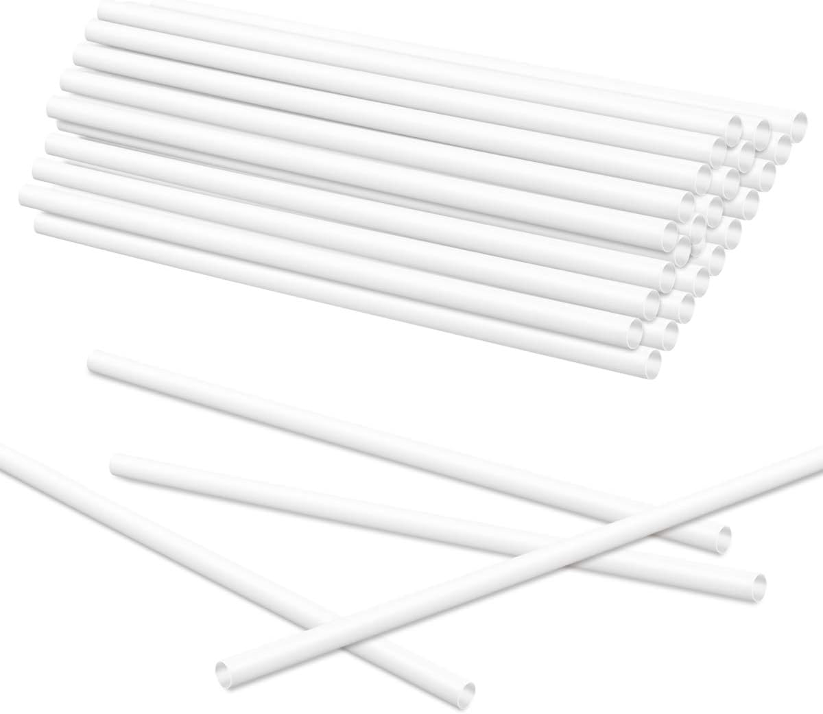 Fireboomoon 36 PCS 12 Inch Plastic White Cake Dowel Rods,Cake Support Rods Straws Sticks for Tiered Cake Construction Stacking and DIY Crafts(0.4