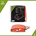 ATEPA Lightweight Outdoors Reflective Emergency Survival Shelter Tube Tent | Waterproof | Mylar Thermal | Steel Tent Pegs and Pope Included | Red