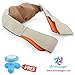 Dr. Massager Shiatsu Neck & Back Massager with Heat - Shoulder Pain - Foot Massager - Kneading Massage Therapy Pillow with Heat - Relieves Sore Muscles - Includes Free Gift - Mini Massager