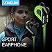 Vomelon 74535 V6 Bluetooth Headphone Wireless Sweat proof Headset Built-in MIC Noise Cancelling Pure Sound Earphone