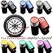 EVPRO Valve Stem Caps Tire Decorative Accessories Red 4 Pack Fit for Chevy