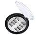 Magnetic False Eyelashes -Ultra Thin 3D Fiber Reusable Fake Lashes Extension for Natural, Perfect for Deep Set Eyes & Round Eyes 2 Pairs