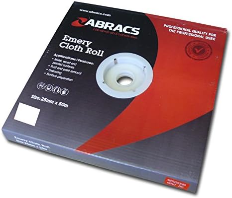 Abracs 50mm x 50m x 60g Emery Roll
