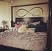 Love Infinity Symbol Wall Decal Sticker for Bedroom Decoration (59Wx23H)
