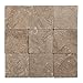 Seagrass / Rustic Green Limestone 4 X 4 Tumbled Field Tile - 4-pcs. Sample-Set