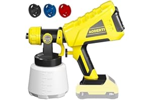 AODERTI Cordless Paint Sprayer Compatiable with DEWALT 20V Max Battery,HVLP Electric Tools Spray Gun,Paint Sprayers Home Interior and Exterior/Furniture/Cabinets/Walls/Fence/Ceiling (Tool Only)
