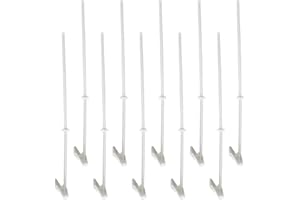 LIOOBO 10pcs Car Window Flag Clips for Flags Convenient to Install for Bus and Truck