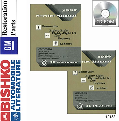 1997 Buick Oldsmobile Pontiac Shop Service Repair Manual CD Engine OEM