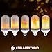 [UPGRADED] LED Flame Effect Light Bulb - E26 LED Flickering Flame Light Bulbs, Simulated Decorative Light Atmosphere Lighting Vintage Flaming Light Bulb for Bar/ Christmas Decoration