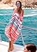 FACE N FACE Women's Summer Beach Wear Cover up Swimwear Beachwear Bikini Free Size 56007RED