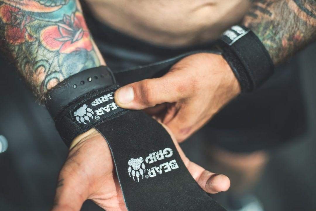 Guanti Bear Grip Per Allenamento - Aperti, Con Grip In Silicone E Supporto Polsi - Foto 2