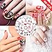 Leipple Christmas Nail Art Stickers Snowflakes Decals 900+ PCS - 24 Designs 3D Reflective Self-adhesive Nail Art Decals Decorations - Snowmen Santa Nails Accessories for Women Girls kid(Christmas 002)