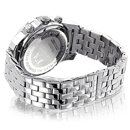 Luxurman Watches Mens Diamond Wristwatch