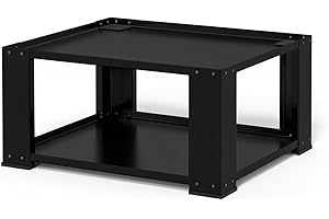 Matalde Washer and Dryer Pedestals Fit 27 and 28 Inch , Laundry Pedestal Stand for Washer and Dryer , Alloy Steel Washing Machine Stand Raiser, Washer Dryer Pedestal 15.75'' Height Black