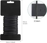 tenn well Garden Wire 3.5mm 52 ft Black Soft Twist Ties for Plants view 5