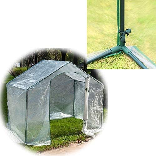 温室 フラワースタンド ビニールハウス ビニールハウス 庭園 アーチ型のドア ミニ 温室 保温 大容量 透明pvc カバー 園芸植物 ミニガーデン温室 2色 Color 4pcs Size A 180x100x150cm 4pcs B 180x100x150cm Bahramradan Com