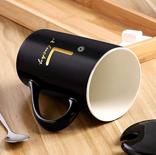 2020 New Mom and Dad Mug Cool Birthday Present Idea for a Father, Men, Guys, Him - Fun Novelty Cup (Black)