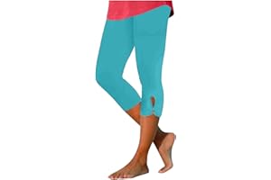 APIVOE Capri Leggings for Women 2024 Summer Plus Size Capris Knee Length Casual Workout Yoga Capri Pants Beach Cropped Pants