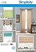 Simplicity US1176OS Café Curtains and Full Length Curtains Sewing Pattern, One Size Only