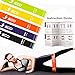 iECO Waist Trimmer Exercise Belts Adjustable Length Strap Resistance Bands Set, Exercise Bands Workout Bands for Working Out, Body Stretching