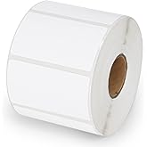 ESSENTIAL 2.25"x 1.25" (57mm ×32mm) White Direct Thermal Barcode Labels, Shipping Labels, Compatible with Zebra & Rollo Label Printer, 1000 Labels of Roll (1 Roll)