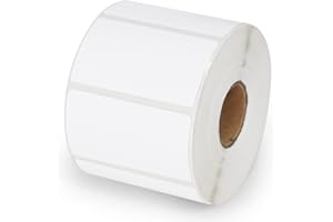 ESSENTIAL 2.25"x 1.25" (57mm ×32mm) White Direct Thermal Barcode Labels, Shipping Labels, Compatible with Zebra & Rollo Label