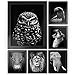 Arteza Picture Frames 8 x 10 Display Pictures 6 Pack – Wood Finish Frame – Pure Glass Front - Pictures Frames for Wall – Gallery Wall