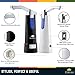 Drinking Water Bottle Dispenser Pump - Portable Compact Electronic Rechargeable Automatic Replacement for Manual Pump - 1 to 6 Gallon Jugs - Home, Office, Travel, Outdoor, School, Hospital, Stores