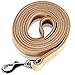 Logical Leather 6 Foot Dog Leash - Best for Training - Heavy Full Grain Leather Lead - Tan