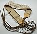 NormCorer Lace Belt- PU Leather- 2 Belts(lace Black & Camel)