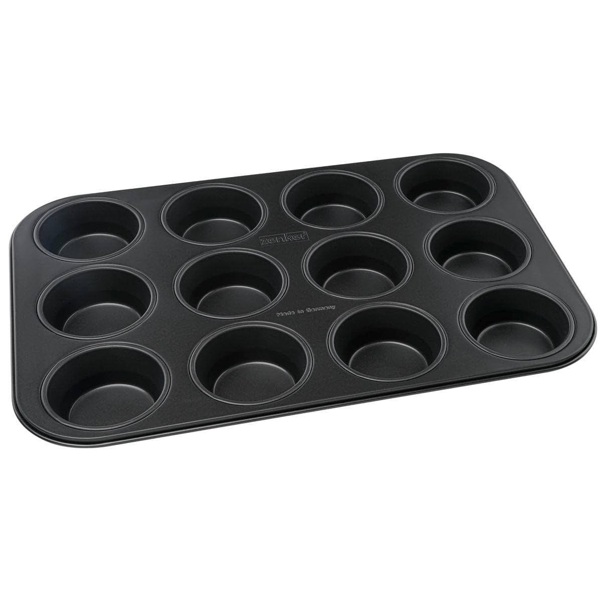 Zenker 3744 Muffin Tin Teflon Prima 38 x 26 cm for 12 Muffins