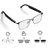 QJF Smart Glasses, Polarized Sunglasses, Bluetooth