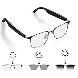QJF Smart Glasses, Polarized Sunglasses, Bluetooth